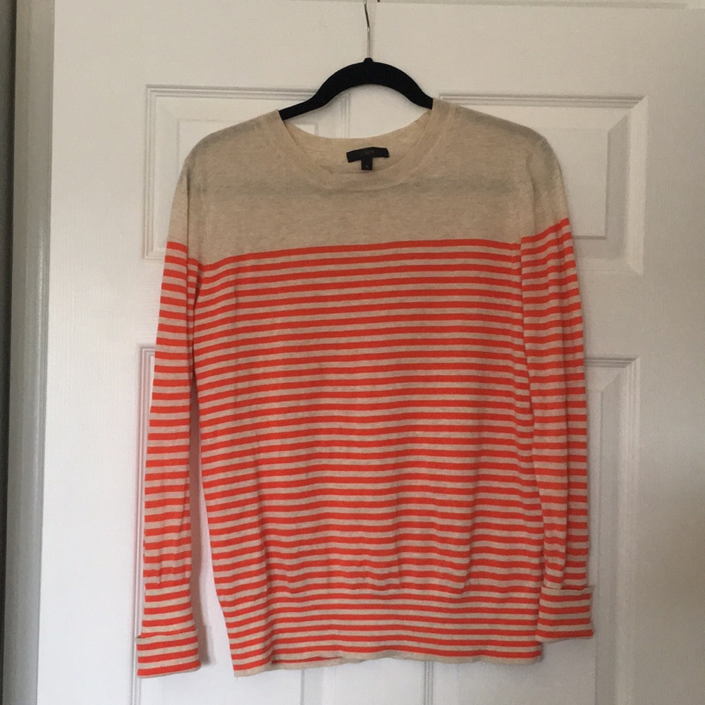 Crew women’s wool/cotton blend medium sweater